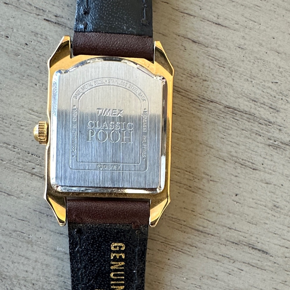 Winnie the Pooh DisneyBrown Leather Strap Watch - Picture 3 of 4
